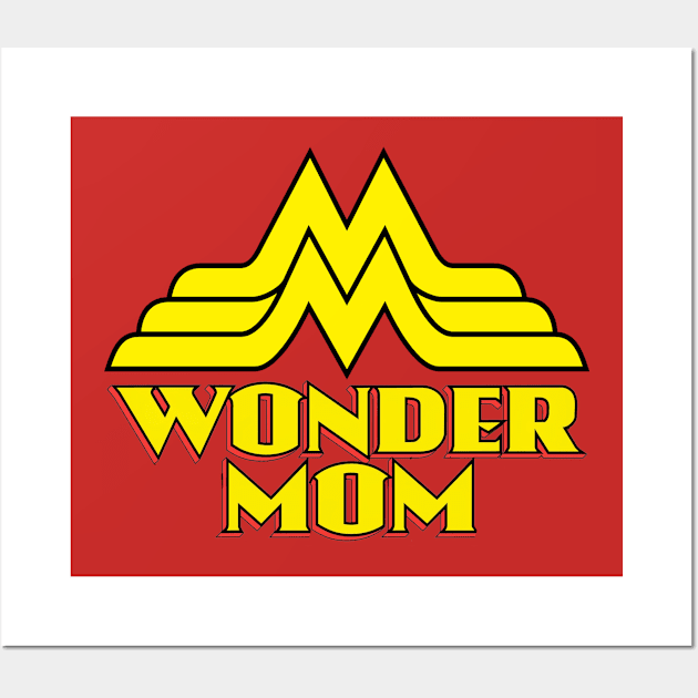 Wonder Mom Wall Art by Lhasau